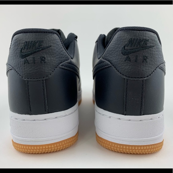 NEW Nike Air Force 1 ‘07 PRM AF1 Black Sneakers - Picture 7 of 8